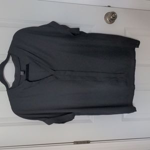 Women's Black Short Sleeve Top